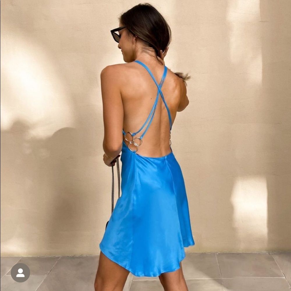 ZARA RING TRIM SLIP DRESS - Picture 9 of 16